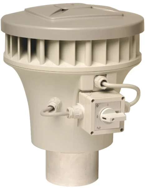 Zehnder KPMe - Tourelle avec raccordement court - moteur DC