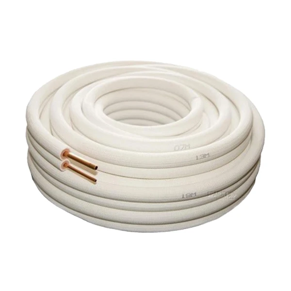 Conduite fluide frigorifique 1/4’’ et 1/2’’, longueur 20 m