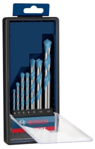 Bosch CYL-9 Jeu de forets MultiConstruction 7 pièces 4 - 12 mm - Prix par jeu