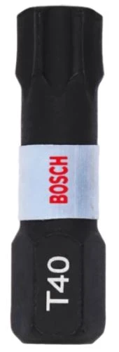 Bosch Bits impact Control T40 25 mm - Prix par jeu de 2 pièces