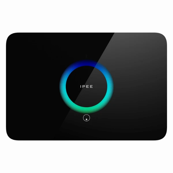 Ipee Buddy bedieningsplaat - black glass