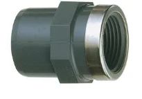 Nicoll PVC Druk raccord droit MF 32 x 4/4 F - avec anneau de renfort