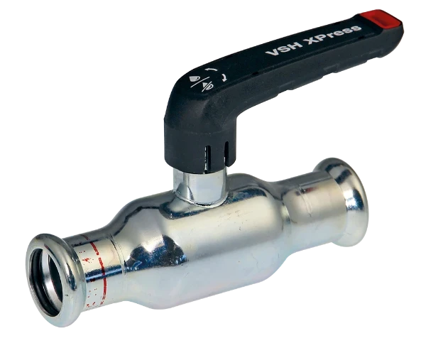 VSH Xpress acier zingué FullFlow vanne à bille FF 42 x 42 mm