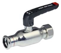 VSH Xpress acier galvanise FullFlow vanne à bille avec ercou libre FF 15 x 3/4 F