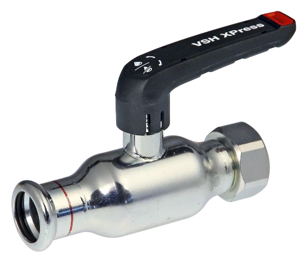 VSH Xpress acier galvanise FullFlow vanne à bille avec ercou libre FF 18 x 3/4 F