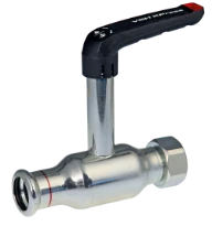 VSH Xpress acier galvanise FullFlow vanne à bille manet elevé avec ercou libre FF 15 x 3/4 F