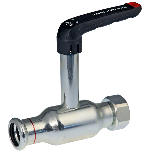 VSH Xpress acier galvanise FullFlow vanne à bille manet elevé avec ercou libre FF 15 x 3/4 F