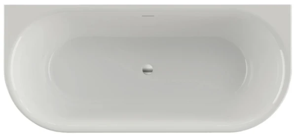Xenz Fay baignoire back-to-wall acrylique 1800 x 800 x 600 mm - blanc mat