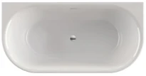 Xenz Fay baignoire autoportante acrylique 1550 x 800 x 610 mm - blanc brillant