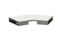 KESSEL-Connecteur 45 degrés pour Linearis Infinity, Inox brossé