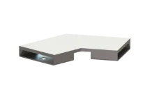 KESSEL-Connecteur 30 degrés pour Linearis Infinity, Inox brossé