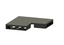 KESSEL-Connecteur 90 degrés pour Linearis Infinity, Noir, brossé