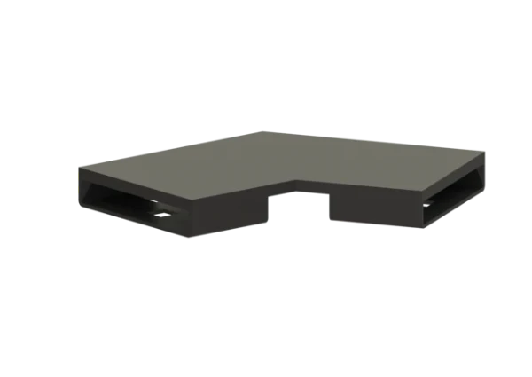 KESSEL-Connecteur 30 degrés pour Linearis Infinity, Noir, brossé