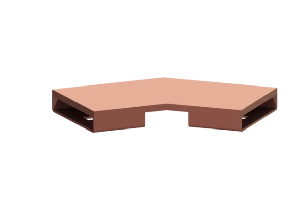 KESSEL-Connecteur 45 degrés pour Linearis Infinity, Cuivre, brossé