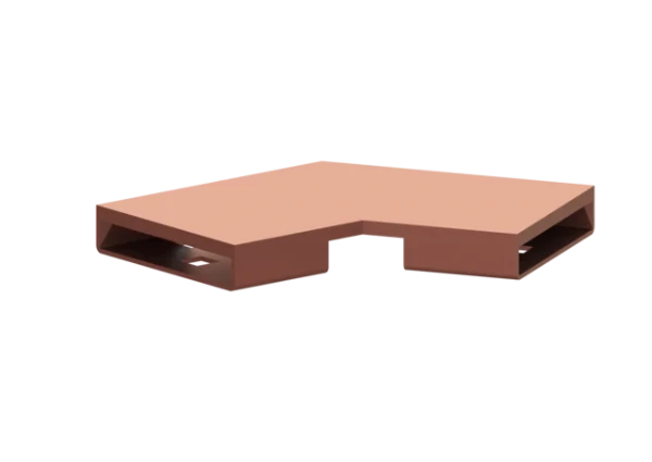 KESSEL-Connecteur 30 degrés pour Linearis Infinity, Cuivre, brossé