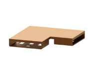 KESSEL-Connecteur 90 degrés pour Linearis Infinity, Bronze, brossé