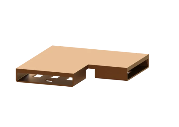 KESSEL-Connecteur 90 degrés pour Linearis Infinity, Bronze, brossé