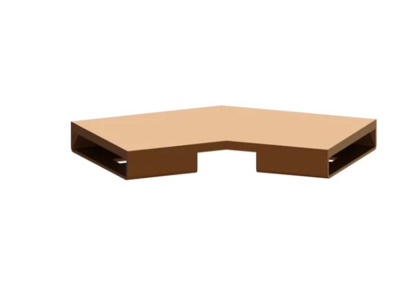 KESSEL-Connecteur 45 degrés pour Linearis Infinity, Bronze, brossé