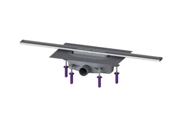 Kessel Linearis Infinity 90 douchegoot 800 mm - geborsteld inox - afvoer 50 mm (debiet 0 -8 l/s - waterslot 50mm)