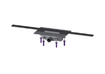 KESSEL-Canive. dou. Linearis Infinity 90 L : 1000 mm, DN 40, Black, brossé