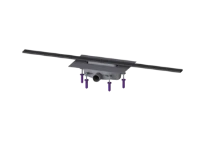 KESSEL-Canive. dou. Linearis Infinity 90 L : 1100 mm, DN 40, Black, brossé