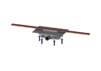 KESSEL-Canive. dou. Linearis Infinity 90 L : 1000 mm, DN 50, Copper, brossé