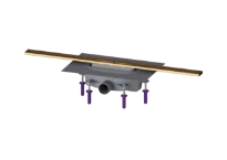 KESSEL-Canive. dou. Linearis Infinity 90 L : 800 mm, DN 50, Bronze, brossé