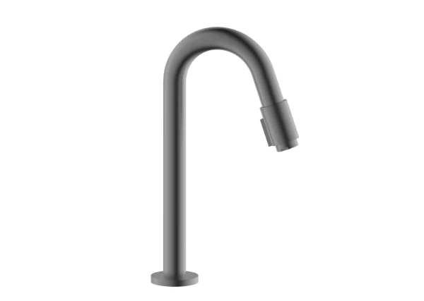 Procasa Vivo robinet eau froide - bec 270 mm - Gun Metal PVD - acier mat PVD