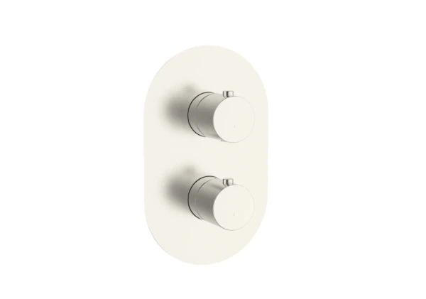 Procasa Vivo set de finition robinet douche thermostatique - Brushed Nickel PVD - brossé mat PVD