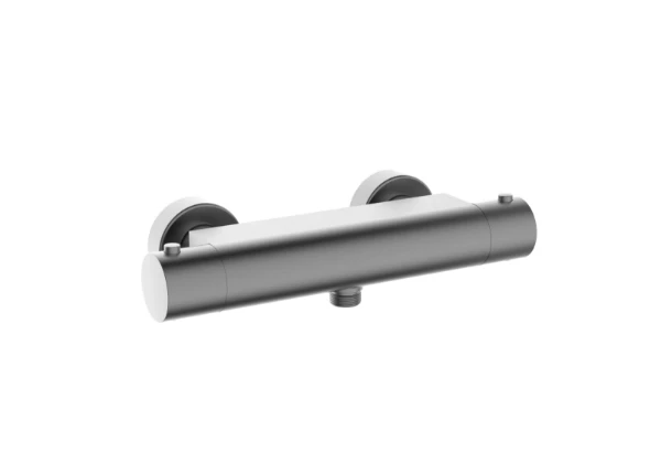 Procasa Vivo robinet thermostatique douche - Gun Metal PVD - acier mat PVD