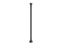 Procasa Vivo flexible de raccordement FF 3/8 x 1/2 - 300 mm - Gun Metal PVD - acier mat PVD