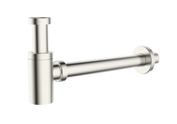 Procasa Vivo bekersifon zonder afvoerplug 5/4 x 32 mm - Brushed Nickel PVD - geborsteld mat PVD