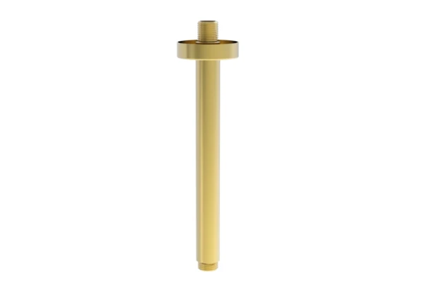 Procasa Vivo douchearm voor hoofddouche 1/2 x 240 mm (plafondmodel) - Brushed Gold PVD - goud mat PVD