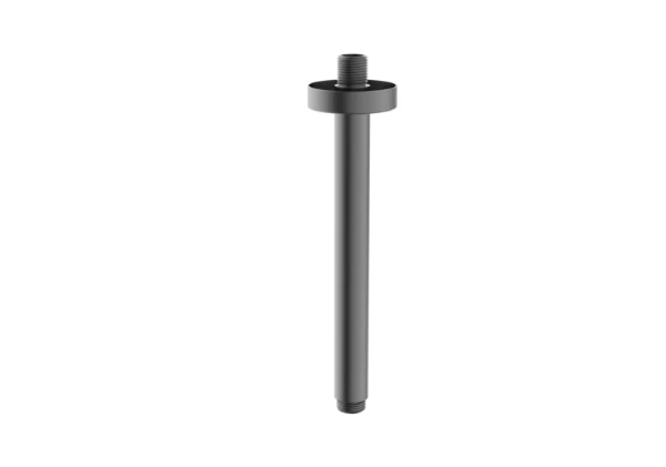 Procasa Vivo douchearm voor hoofddouche 1/2 x 240 mm (plafondmodel) - Gun Metal PVD - staal mat PVD
