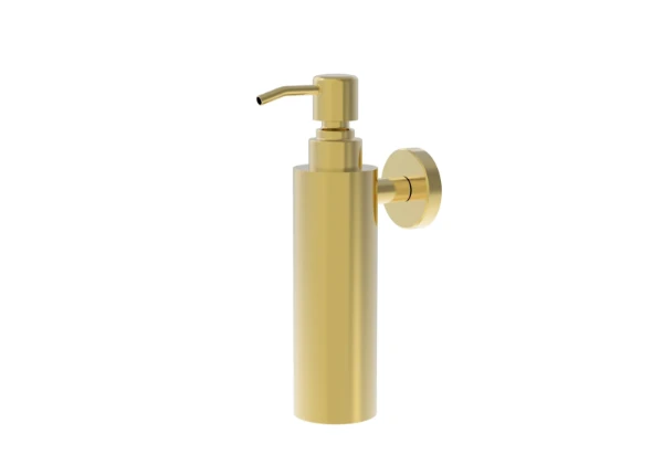 Procasa Vivo zeepdispenser wandmodel - Brushed Gold PVD - goud mat PVD