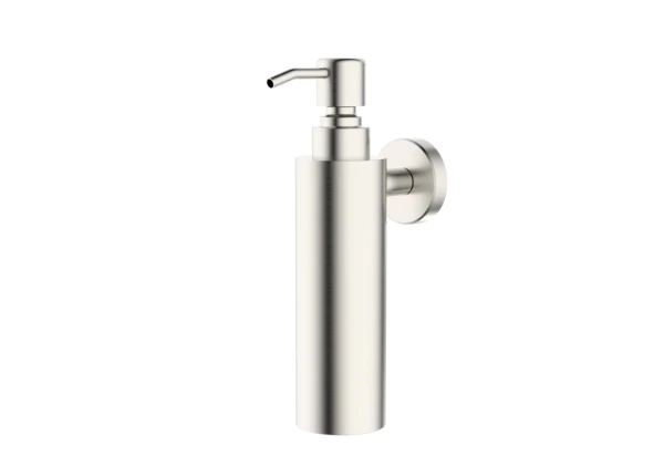 Procasa Vivo zeepdispenser wandmodel - Brushed Nickel PVD - geborsteld mat PVD
