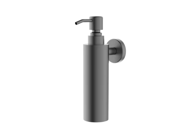 Procasa Vivo zeepdispenser wandmodel - Gun Metal PVD - staal mat PVD