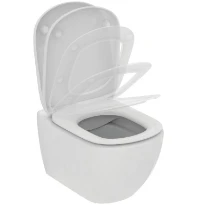 Ideal Standard Tesi toilet suspendue PACK Rimless+ (toilet suspendue + wrapover abbatant avec softclose) - blanc - fixation en haut
