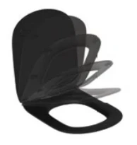 Ideal Standard Tesi Slimseat abattant sandwich softclose - noir mat