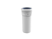 Wavin AS+ PP tuyau avec manchon (longeur 150 mm) 110 mm (prix par piece)
