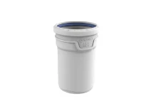 Wavin AS+ PP tuyau avec manchon (longeur 150 mm) 125 mm (prix par piece)