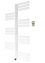 Radson Figuresse Twist E radiateur electrique 1194 x 910 - 600 W (EN442 75/65/20) RAL 9016 blanc signalisation