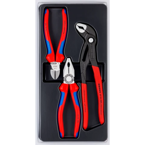 Knipex jeu de 3 pinces 'bestseller'