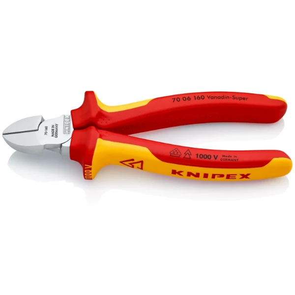 Knipex pince coupante cote 160 mm chrome 1000V