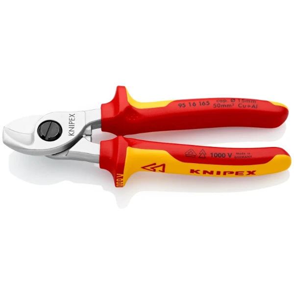 Knipex coupe-cables 165 mm ø15 mm 50 mm² 1000V