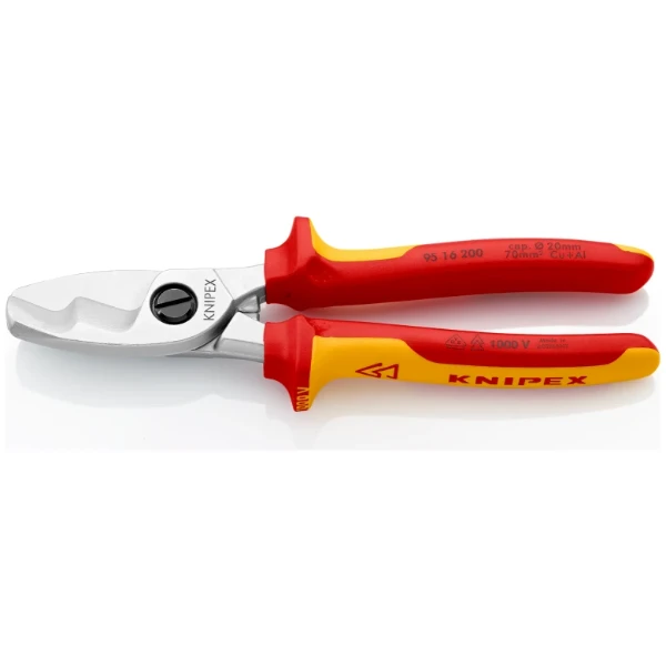 Knipex coupe-cables 200 mm ø20 mm 70 mm² 1000V