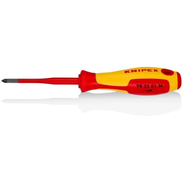 Knipex tournevis slim cruciforme pz1 isol 1000V