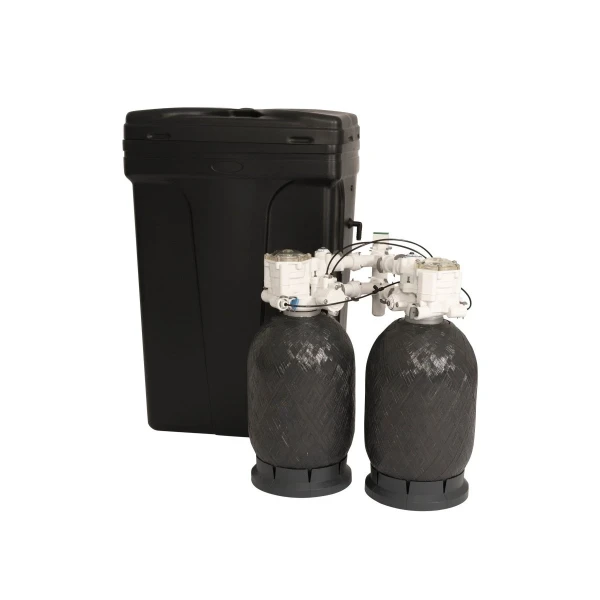 Delta Magnus duplex waterverzachter met connecties 3/4 met zoutbak 130 l