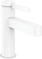 Hansgrohe Finoris 100 mitigeur lavabo avec clic-clac  - blanc matt
