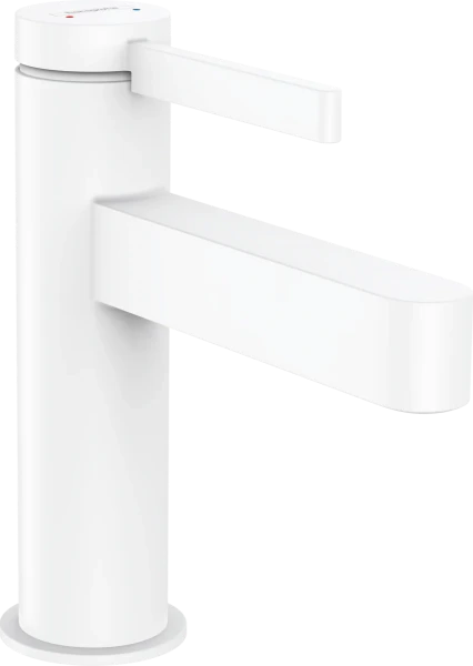Hansgrohe Finoris 100 mitigeur lavabo avec clic-clac  - blanc matt